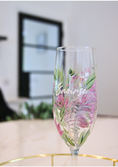 Load image into Gallery viewer, Hand-Painted Champagne Flute