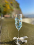 Load image into Gallery viewer, Hand-Painted Champagne Flute