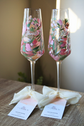 Load image into Gallery viewer, Hand-Painted Champagne Flute