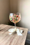 Load image into Gallery viewer, Hand-Painted Gin Glass