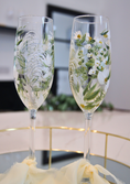 Load image into Gallery viewer, Hand-Painted Champagne Flute