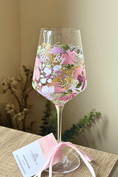 Load image into Gallery viewer, Hand-Painted Gin | Wine Glass