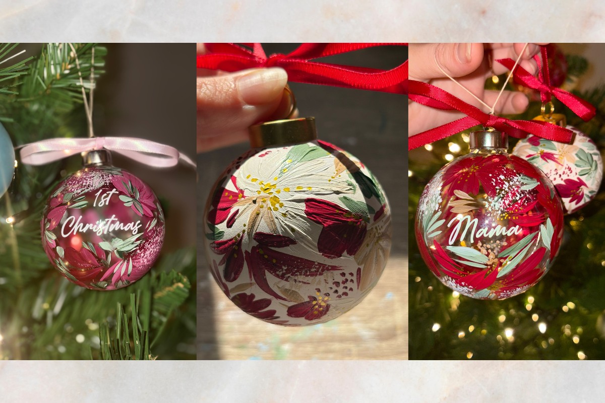 The Story Behind My Hand-Painted Christmas Baubles