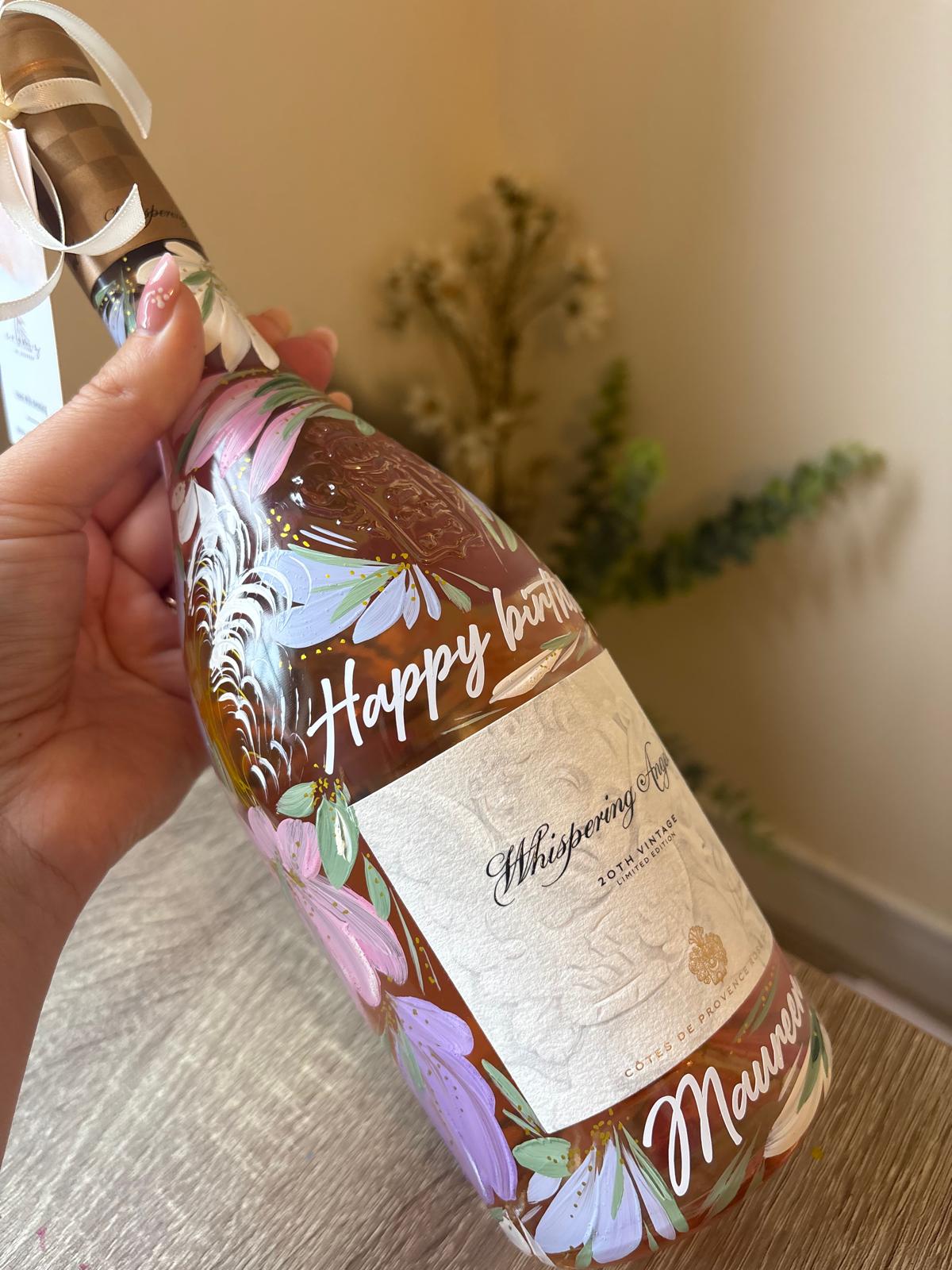 Hand-painted Bottle (Painting | Personalisation Only)
