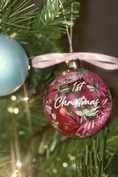 Load image into Gallery viewer, Glass Christmas Bauble
