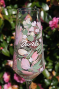 Load image into Gallery viewer, Hand-Painted Champagne Flute
