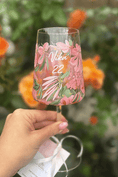 Load image into Gallery viewer, Hand-Painted Gin | Wine Glass
