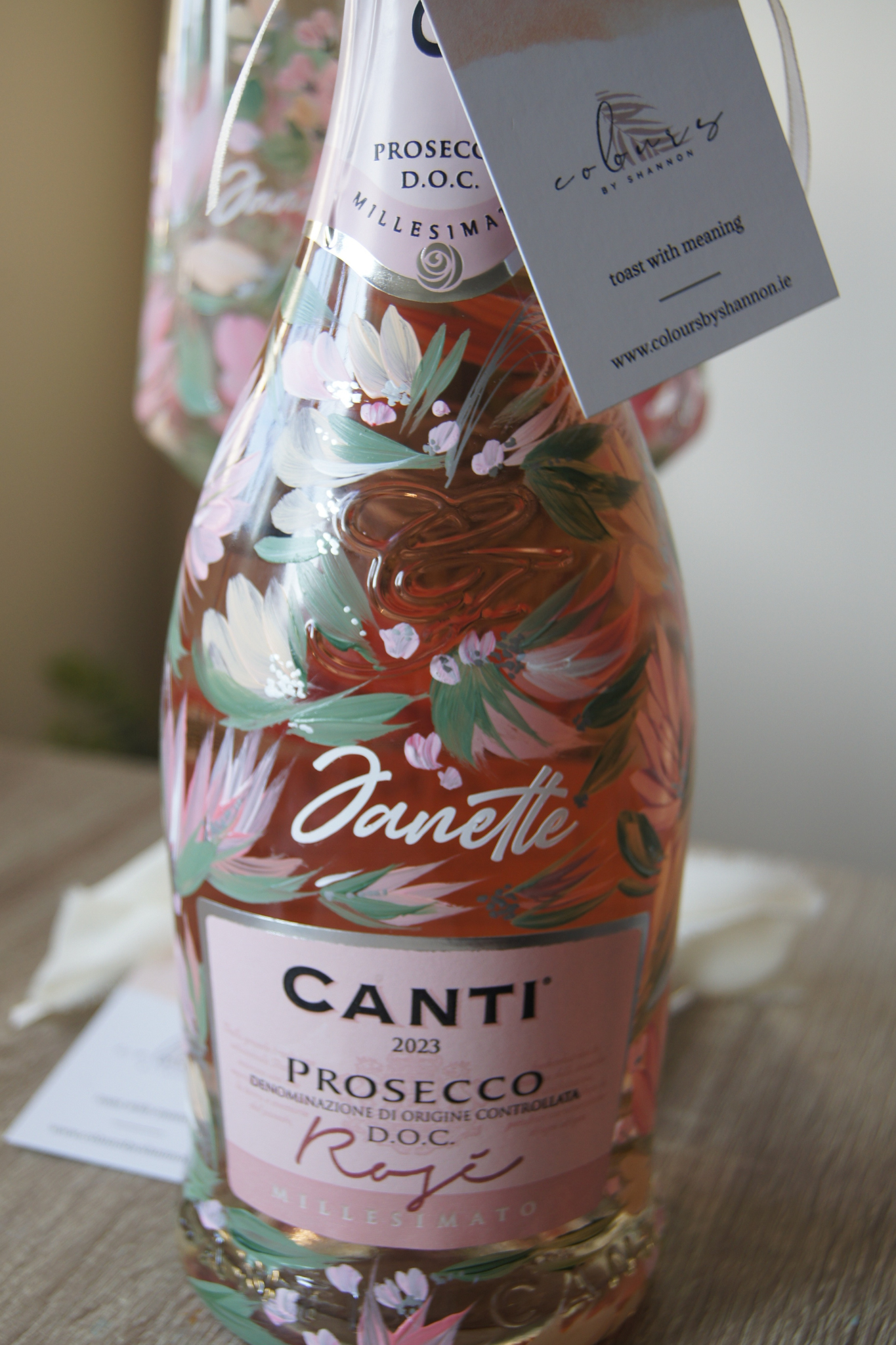 Hand-painted Bottle (Painting & Personalisation Only)