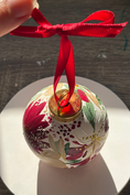 Load image into Gallery viewer, Hand-Painted Ceramic Christmas Bauble
